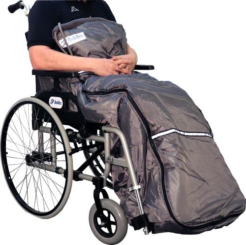Mavomed Schlupfsack Kangaroo für Rollstuhl- und Scooterfahrer, Medium, Thermo-Kniedecke, Rollstuhldecke, Beinschutzdecke