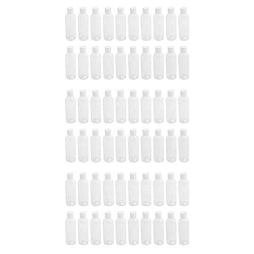 Junguluy 60 Stück 100Ml Shampooflaschen Aus Kunststoff Plastikflaschen für Reisebehälter für Kosmetiklotion