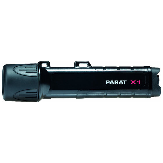 Parat Hochleistungslampe PARALUX X1 (LED, Kompatibel mit nahezu allen Helmhalterungen, Material: Polycarbonat; wasserdicht; weiß, mit Batterien)