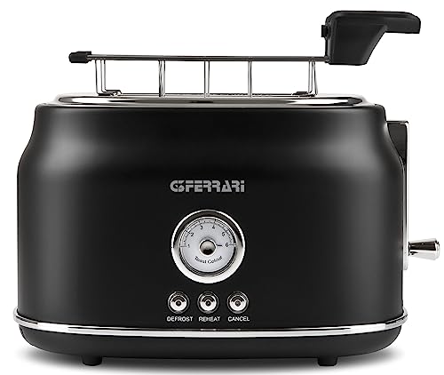 G3Ferrari G1013400 G10134-Artista Toaster, Edelstahl, Weiß