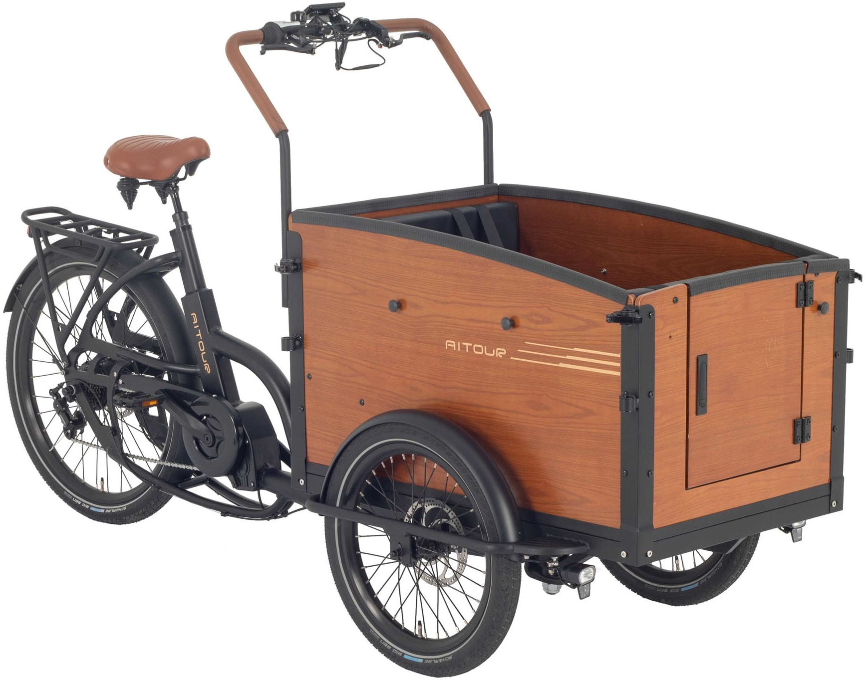 LLobe E-Bike "Cargo E-Bike AITour Family S", 7 Gang, Shimano, Shimano Nexus, Mittelmotor 250 W