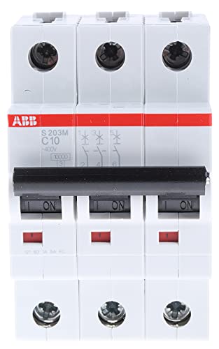 Abb Sicherungsautomat S203m-c10 10a 3-polig C-Charakteristik