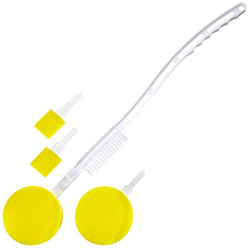 Performance Health Long Handled Sponge with Footbrush and Toe Sponges - Pack of 2