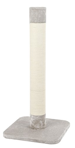 Kerbl 81556 Kratzsäule Opal Jute, 56 x 56 x 119 cm, grau