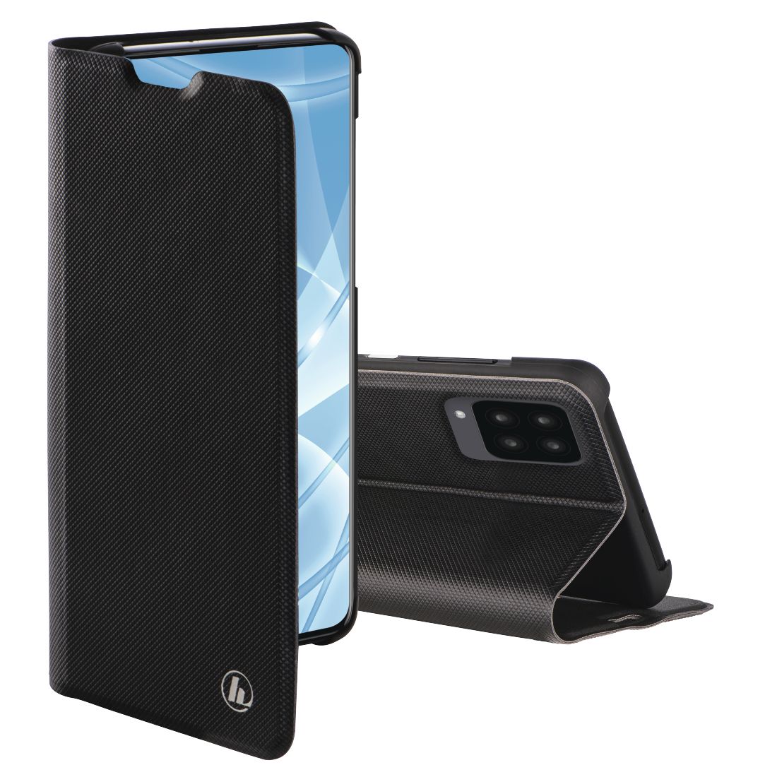 Slim Pro Booklet Handyhülle für Huawei P40 Lite (Schwarz)
