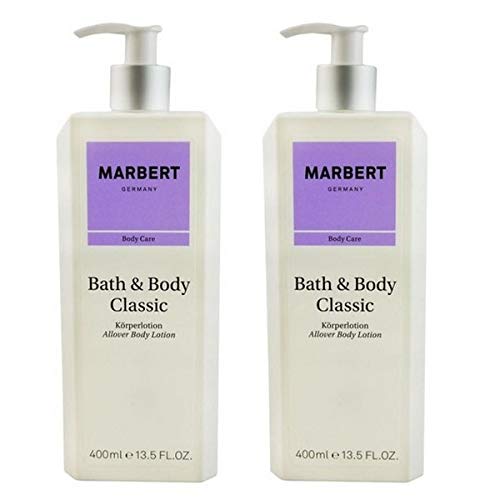 Marbert Bath Body Classic Körperlotion, 2 x 400 ml