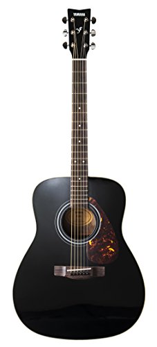 Yamaha F370 Westerngitarre schwarz - Hochwertige Dreadnought-Akustikgitarre für Erwachsene & Jugendliche - 4/4 Gitarre aus Holz