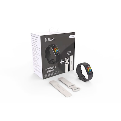 Charge 5 Bundle Activity Tracker schwarz/schwarz weiß