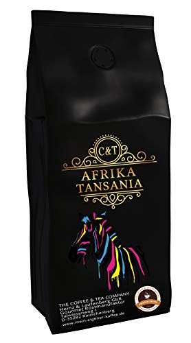 Kaffeespezialität Aus Afrika - Tansania, Dem Land Des Kilimandscharo- Länderkaffee - Spitzenkaffee - Säurearm - Schonend Und Frisch Geröstet (Ganze Bohne, 2 x 1000 Gramm)