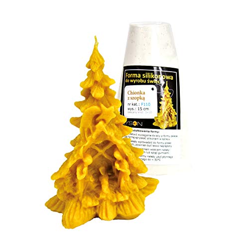 LYSON Kerzengießform Silikonform Der Weihnachtsbaum mit der Weihnachtskrippe Aromatherapie Kerzen 3D Silikonkerzenform Gießform Silikonform zur Kerzenherstellung Bienenwachskerzen gießen Geschenkidee