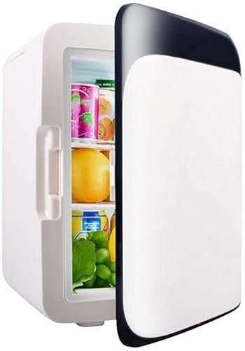 FBITE Mini Kühlschrank 10L Auto Kühlschrank Mini Kühlschrank Kühler Wärmer Lebensmittel Obst Getränke Kosmetik Gefrierschrank Heizung Kompatibel mit Home Office Auto 12V-
