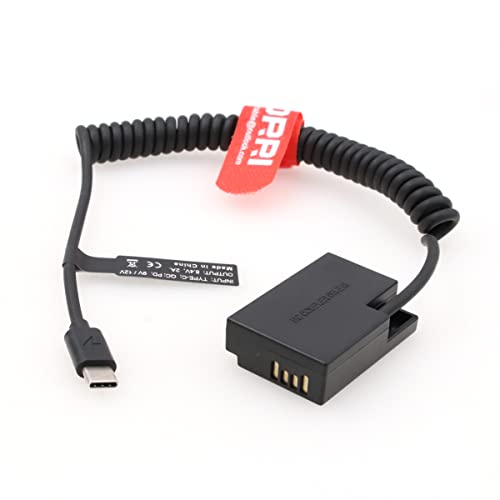 DRRI LP-E17 DR-E18 auf USB Typ-C PD Stromkabel für Canon 77D 200D 250D 750D 760D 800D 850D R8 R50 Rebel T6S T6i T7i T8i SL2