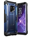 SUPCASE Unicorn Beetle Series Premium Hybrid Schutzhülle Clear Case für Samsung Galaxy S9 (2018 Release), Frost Blau