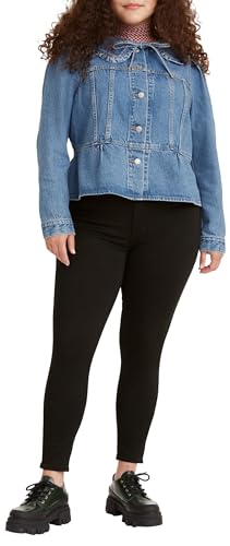 Levi's Damen Mile High Super Skinny Jeans, Schwarz (Black Galaxy 0052), W25/L32