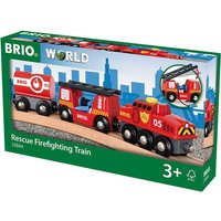 BRIO Spielzeug-Eisenbahn "Brio WORLD Feuerwehr Löschzug"