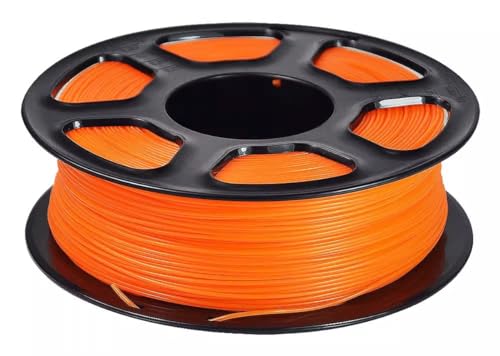 PLA 3D Druck Filament 1.75mm Material Für Den 3D-Druck Für Den Bau Von Prototypen Und Funktionalen Teilen. Vielseitig Einsetzbar Und Umweltfreundlich (Color : Orange)