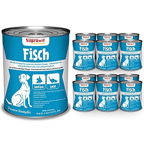 Supravit Hundenassfutter Fisch 12 x 410g