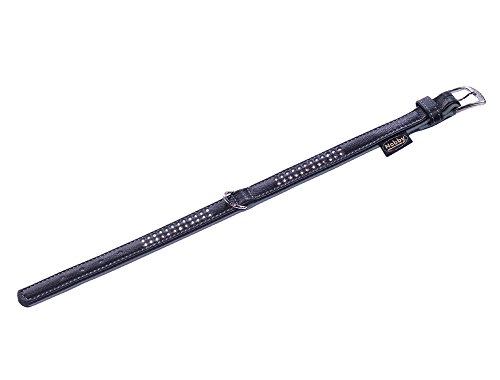 Nobby Halsband "PACIFIC DELUXE" zweireihig grau L. 47cm; (38-44cm) B: 22/25mm