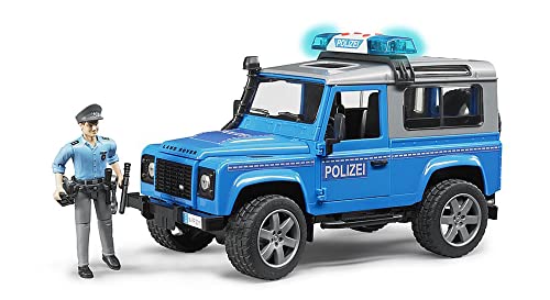 Bruder 02597 land rover station wagon polizeifahrzeug