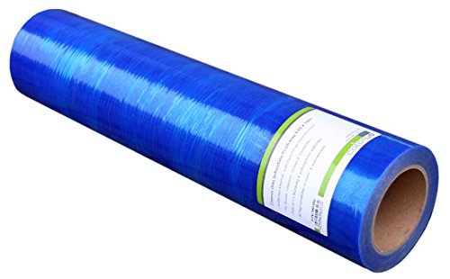 Colorus Premium Glasschutzfolie 50 cm x 100 m | Fensterschutzfolie selbstklebend blau 50 my | Oberflächenschutzfolie selbsthaftend | Selbstklebende PE-Folie UV beständig | Malerschutzfolie