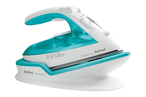 Tefal – FV6520 2400 W 0,25 L Keramik-Bügeleisen, Türkis, Weiß