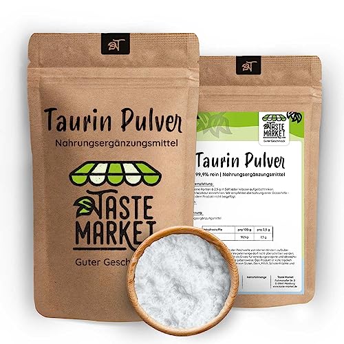 2 kg Taurin Pulver – Ohne Zusatzstoffe – 99% Rein – Muskelaufbau – Aminosäuren Pulver