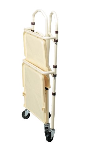 Homecraft Folding Walsall Cart, Portable Trays on a Sturdy Steel Frame for Transporting Medical Equipment or At Home Use, Folds Easily for Convenient Storage, Ideal for Hospital and Clinical Use