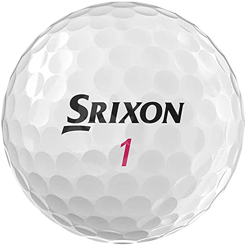 Srixon Soft Feel Lady White – 12 Golfbälle – Distanz und Geringe Kompression Golfbälle für Männer - Golf Geschenke und Golf Equipment