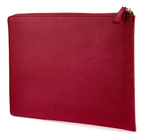 HP Spectre Sleeve (2HW35AA) Schutzhülle für Laptops, Tablets aus Leder (13,3 Zoll) rot