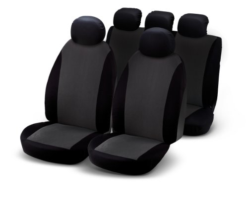 Bottari 10408: Sitzbezüge S9, schwarz, 9 Teile aus Velours