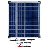 TecMate OptiMATE SOLAR 80W, TM523-8, 80W Paneln 6-stufiges batterieschonendes Überwachungssystem Solar ladegerät & wartungsgerät 12V 6,66A für Ihres OFf-Grid Abenteuers oder Wohnmobil Trips