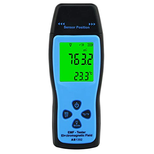 AS1392 EMF Messgerät LCD Strahlungsdosimeter Mini EMF Tester Elektromagnetisches Feld AS1392