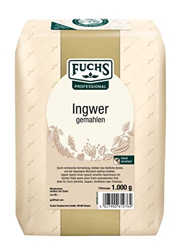 Fuchs Ingwer gemahlen, 2er Pack (2 x 1 kg)