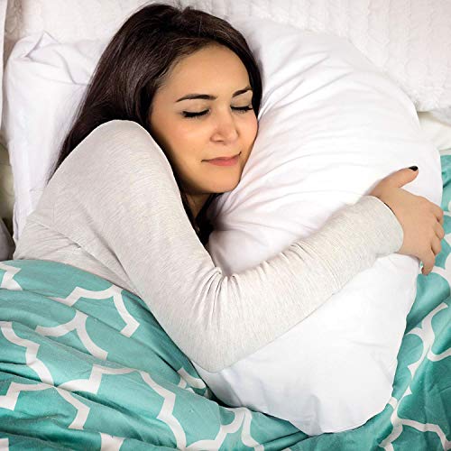 DMI Duro-Med hugg-a-pillow All in One Orthopädische Haltung und Komfort Kissen mit Abdeckung weiß