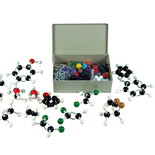 440-teiliges Molekular-Modellbausatz, tragbares organisches Molekularmodell-Set für Studenten, organische Chemie, Lernen, Molekularmodellbausatz, organische Chemie, Set