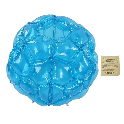 Aufblasbarer PVC-Kollisionsball, Faltbares und Tragbares Spielzeug fürund Erwachsene, Glatte Oberfläche, Langlebig, Outdoor-Spaßspielspielzeug, 23,6 Zoll Hellblau