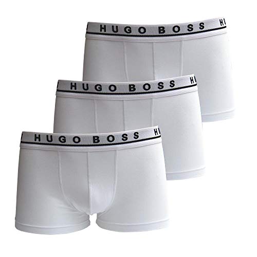 Hugo Boss 3er Pack enger Herren Boxer Shorts XL Farbe 100 3 x weiss Trunk Pant