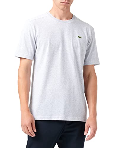 Lacoste Sport Herren T-Shirt TH7618, Grau (Argent Chiné Cca), XX-Large (Herstellergröße: 7)