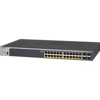 Netgear GS728TPP gemanaged L2/L3/L4 Gigabit Ethernet (10/100/1000) Energie Über Ethernet (PoE) Unterstützung 1U Schwarz (GS728TPP-200EUS)