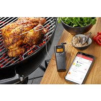 GEFU Grillthermometer CONTROL+ - smartes Bratenthermometer mit 2 Sonden & LCD Temperaturanzeige, BBQ Thermometer, Küchenthermometer für Fleisch