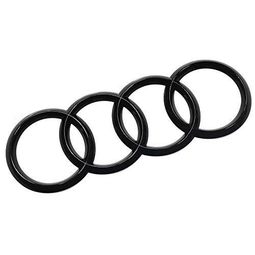 Audi 8S0071801 Zeichen Ringe Black Edition Emblem Blackline Logo schwarz