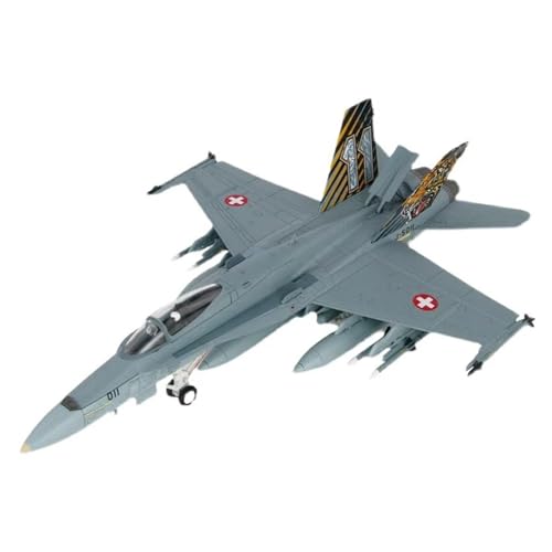 Aerobatic Flugzeug Für Schweizer Luftwaffe F/A-18C Fighter F18 Legierung Flugzeug Modell Sammlung Souvenir Display Ornamente Druckguss Maßstab 1:72