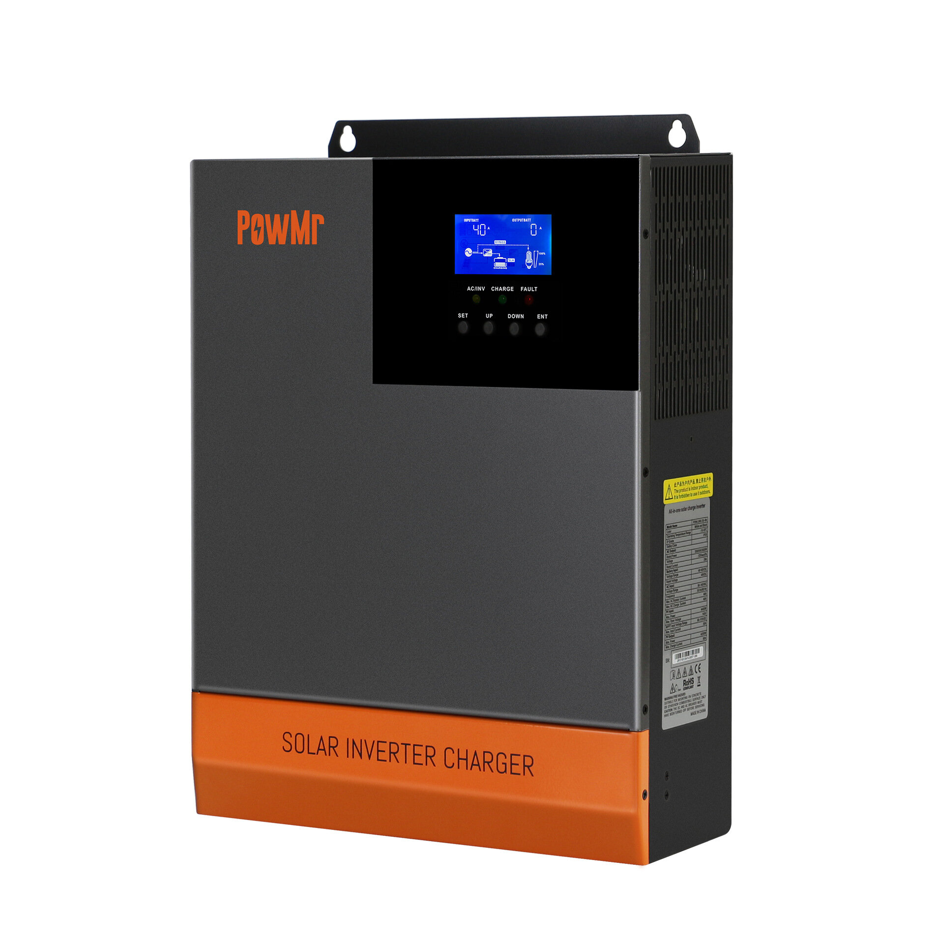 PowMr 5000 W Hochfrequenz-Rein-Sinus-Photovoltaik-Wohnmobil-Wechselrichter Lithium Batterie 48 V bis AC 220/230 V 80 A M