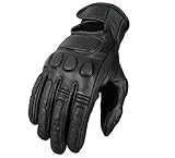 Bikers Gear Australia Limited Leder Roadster Classic Motorrad Handschuhe schwarz, Größe XL