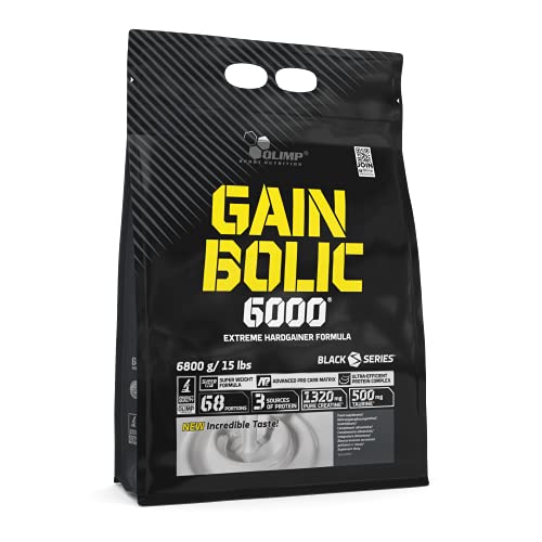 Olimp Gain Bolic 6000 | Kohlenhydrat-Präparate mit Mehrkomponenten Proteine | Taurin | Schokolade Geschmack | 6,8 kg