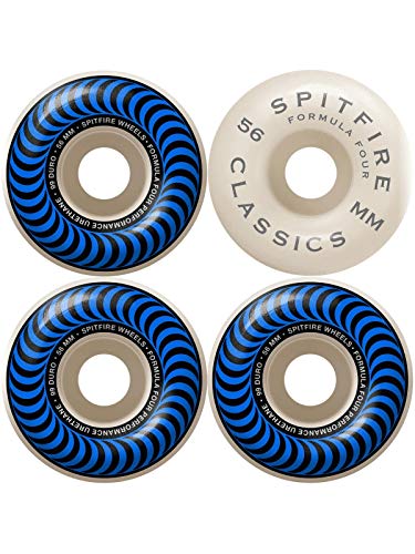 Spitfire Formula Four Classics 99 Skate Board, blau, 56 mm