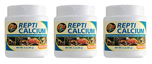Zoo Med (3 Pack) Repti Precipitated Calcium Carbonate Ultra Fine 3 oz Supplement