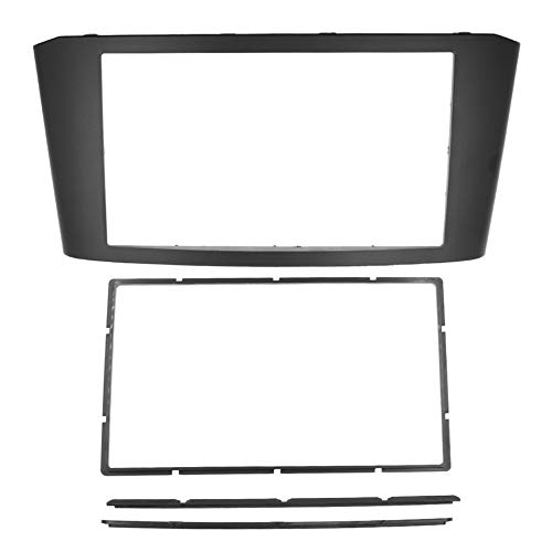 RAMYATA Autoradio-Blende Auto 2 DIN DVD-Rahmen Stereo-Panel Faszien/Fit für Toyota Avensis 2008 Radio Facia Dash Installation Trim Kit Lünette