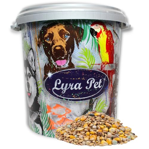 Lyra Pet® 10 kg Taubenfutter Spezialmischung Körner Saaten Mais in 30 L Tonne