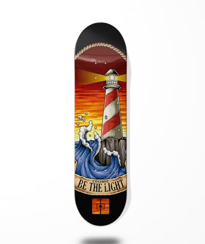 Cromic Skateboard Skateboard Deck Be The Light 8.375